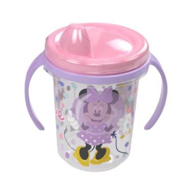 Imagem de Copo Caneca Trio Infantil Com Tampa E Alça 330ml Plasutil - Plasútil, 