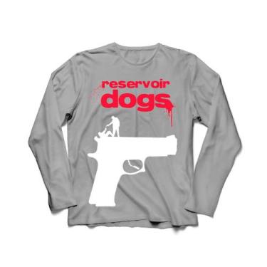 Imagem de Camiseta Manga Longa Masculina Cães de Aluguel Tarantino - Ultrav Stor