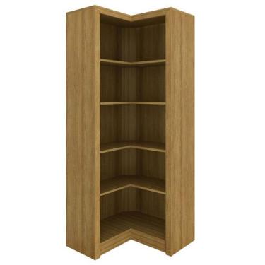 Imagem de Armário Estante de Canto Alto para Escritório Home Office ME4132 MDP A