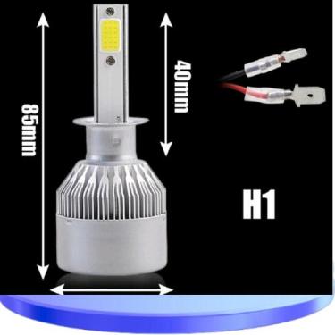 Imagem de Lâmpada  Farol Super Led  Alto E Baixo Par  C6-H1 H3 H7 H8/H11 H27 HB3