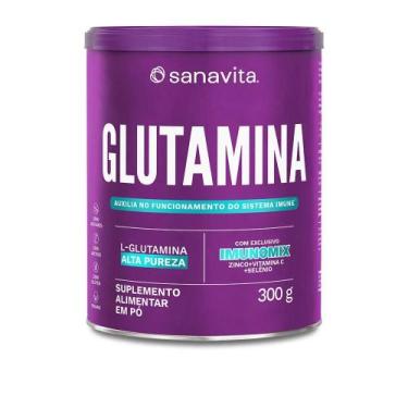 Imagem de Glutamina com Imunomix 300g Sanavita