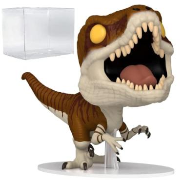 Imagem de POP Jurassic World Dominion - Atrociraptor (Tiger) #1218 Specialty Series Funko Vinyl Figure (Bundled with Compatible Box Protector Case), Multicolor, 3.75 inches