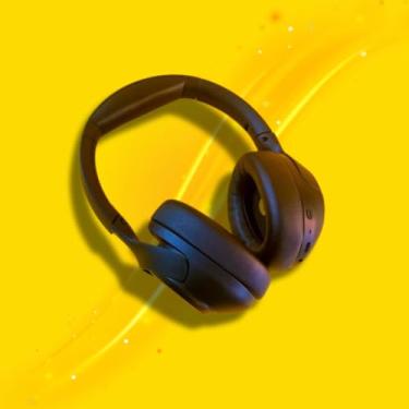 Imagem de Fone Bluetooth Headset ANC WZ08 Cancelamento de Ruído Profundo App Personalizável HD (Preto)