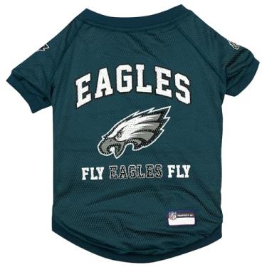 Imagem de NFL Philadelphia EAGELS Raglan Jersey Fly Eagles Fly - PP Camiseta de futebol mais fofa para cães e gatos