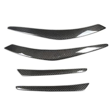 Imagem de Capa de Sobrancelhas de Luz Traseira de Fibra de Carbono, Acabamento de Pálpebras de Lâmpada Traseira CX5 20122017, Aparência Atualizada do Carro Com Material de Fibra de