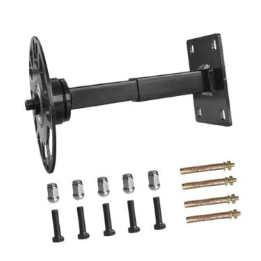 Imagem de Colaxi Aros de pneus de carro exibir rack rack rotação aro de pneus stand stand stand stand stand steel workshop showcase 360 ​​suporte rotativo, 15 Cm