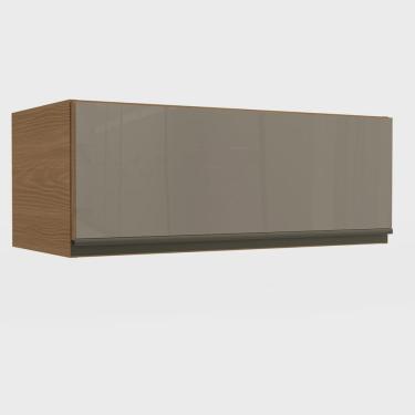 Imagem de Aéreo Basculante de 800mm com 1 Porta e Vidro de Madeira