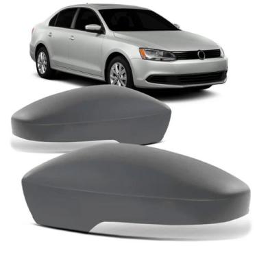 Imagem de Par Capa Retrovisor Jetta 2011 2012 2013 2014 Primer - SP ACESSÓRIOS