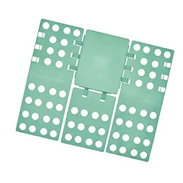 Imagem de Placa Dobrável de Camisetas Práticas-ou Economia de Estrutura Estável para a Organização e Armazenamento de Roupas para Esforços (Verde nórdico)