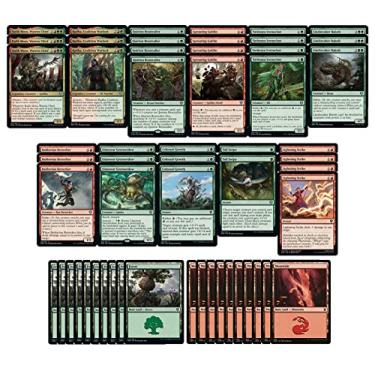 Imagem de Elite Red Green Creature Deck - Gruul Aggro Enlist - Very Powerful - Modern Legal - Custom Built - Magic The Gathering - MTG - 60 Card!