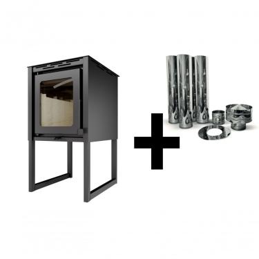 Imagem de Lareira Calefator AQC+ Com Kit Instalação