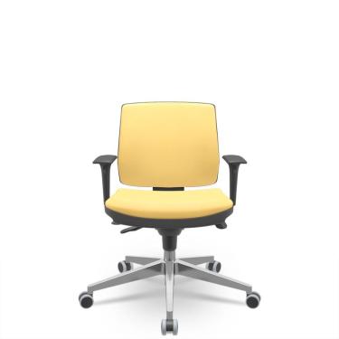 Imagem de Cadeira Brizza Soft Executiva Vinil Amarelo