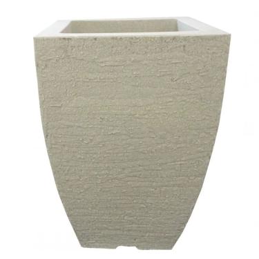 Imagem de Vaso Polietileno Japi Quadrado Moderno Jvqmc20 Cimento