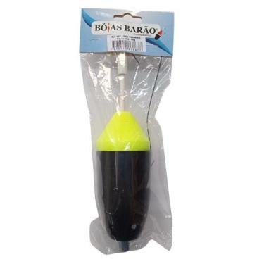 Imagem de Boia Cevadeira Big Tamba Sem Rolha 60g Amarelo Boias Barão, Preto