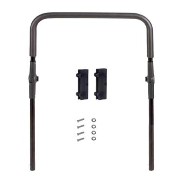 Imagem de Generic Alça de carrinho dobrável, barra de puxar e empurrar, multifuncional e removível, largura de 50 cm a 52 cm, alça para carrinho de acampamento,