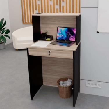 Imagem de Balcão Caixa Atendimento Comercial Recepção Consultório 60cm - Netmobi