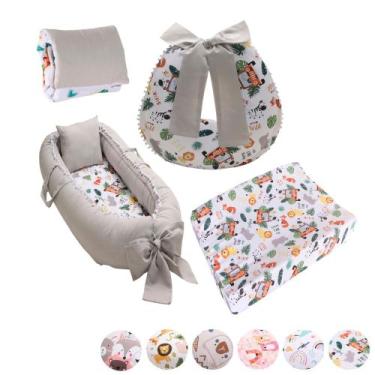 Imagem de Ninho Redutor + Almofada Amamentação + Trocador Anatômico Impermeável+