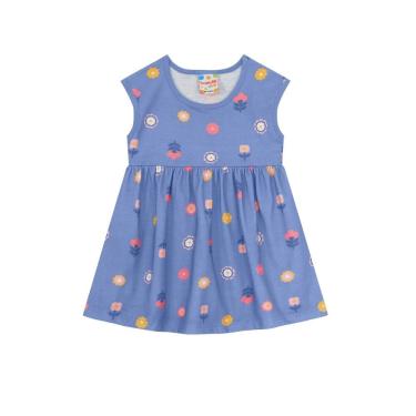 Imagem de Vestido Infantil Menina Colorido Brandili