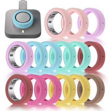 Imagem de Seltureone Pacote com 15 capas compatíveis com Oura Ring Gen 4/3, ultrafina, antirriscos 2025, nova atualização, compatível com Oura Ring Gen 4/3