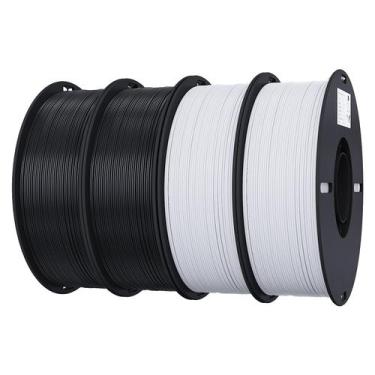 Imagem de Impressora 3D Filament Creality PLA 1,75 mm 4 kg, pacote com 4, branco