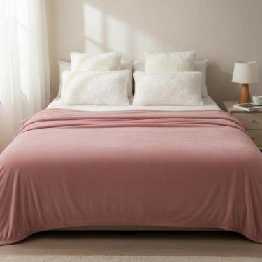 Imagem de Cobertor Manta Casal Microfibra Mantinha Soft - Carinha de Anjo Enxova