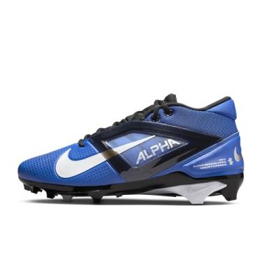 Imagem de Nike Chuteiras Alpha Menace 4 Pro (FD7037-400, Hyper Royal/Prata Metálica/Azul-Marinho), Hyper Royal/prata metálico/azul-marinho/branco, 48