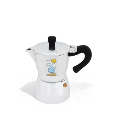 Imagem de Cafeteira Espresso Moka Inox 6 Xícaras 236,6 ml Any Morning, Branco