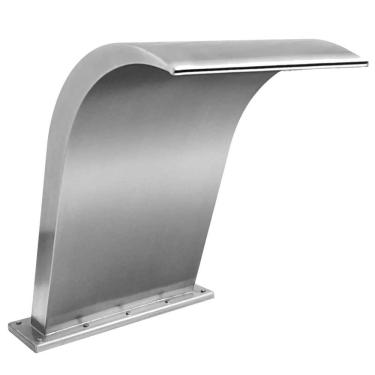 Imagem de Cascata Para Piscina Iguaçu Pratic Jr Em Aço Inox 304 - Sodramar