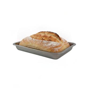 Imagem de Forma Assadeira Aluminio Retangular Reforcada Bolo Pao Cozinha Receita