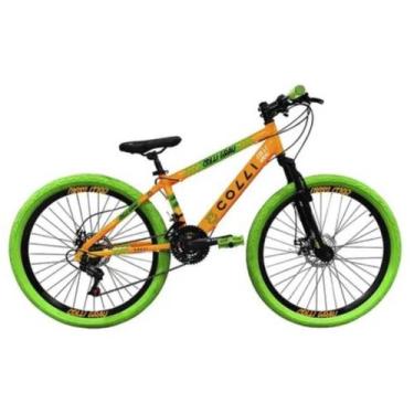 Imagem de Bicicleta Grau Aro 26 Freios A Disco 21 Velocidades Colli Cor Laranja/