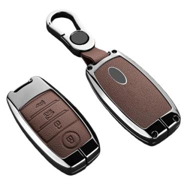 Imagem de Capa protetora para chave remota de carro, compatível com Kia Stonic/Rio 4/Optima/Sorento Prime/K5/Sportage, acessórios para chaveiro automotivo(G-brown chain)