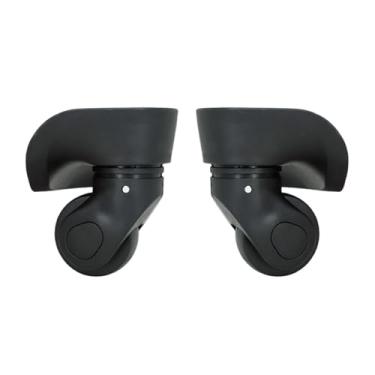 Imagem de NonMiFyR 2 Peças de Rodas de Reposição para Malas de Viagem, Rodízios Silenciosos, Universais, Suaves E Resistentes Ao Desgaste, Rodas Pretas para Carrinho, Pe, L