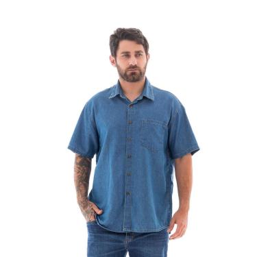 Imagem de Camisa Jeans Masculina M/c Arauto Leve-Masculino