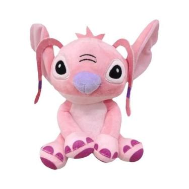 Imagem de Boneco De Pelúcia Stitch Azul E Rosa De 20cm, Brinquedo Anime Disney L