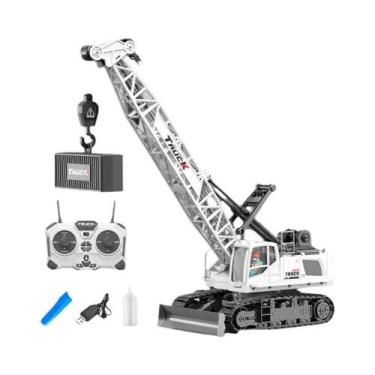 Imagem de Caminhão Guindaste RC Elétrico De Liga Metálica Para Meninos, Brinqued