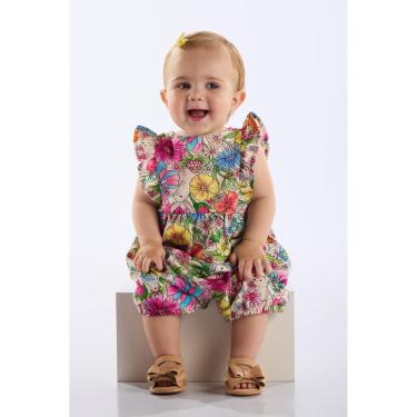 Imagem de Macaquinho Floral para Bebê Menina Up Baby-Feminino