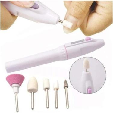 Imagem de Lixa Unhas Elétrica Multiuso Profissional Mão E Pé - WL.PRODUTOSS