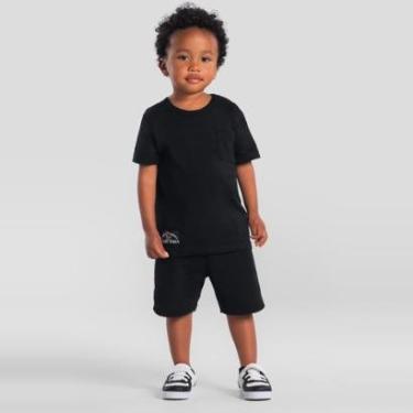 Imagem de Conjunto infantil menino em malha de dinossauro Brandili-Masculino