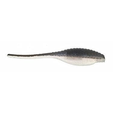 Imagem de Bass Assassin Isca Pro Tiny Shad com 15, Metilato/Glitter Prata/Preto, 5 cm