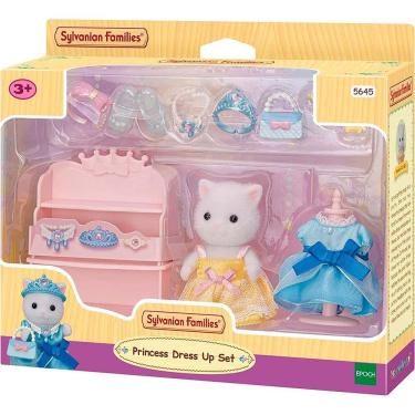 Imagem de Figura com Acessório - Sylvanian Families - Vestir de Princesa - Epoch Magia