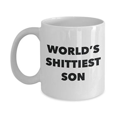 Imagem de Caneca Son – Caneca de café – Filho mais malvado do mundo – Presentes de filho – Ideia divertida de