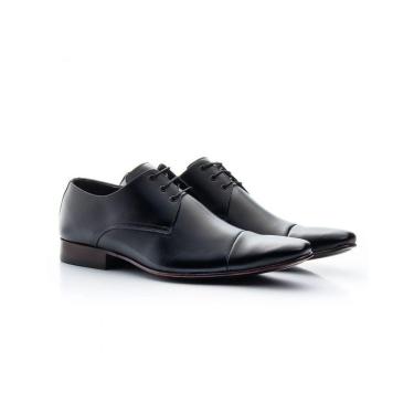 Imagem de Sapato Social Masculino Francawear Couro Preto 307