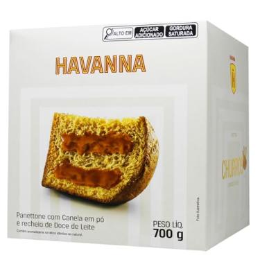 Imagem de Panetone Havanna Churros Com Canela Em Pó Recheado Com Doce De Leite 700g