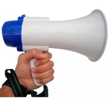 Imagem de Mega Fone Lelong Recarregável 35W Sirene Longo Alcance
