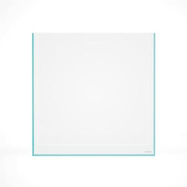Imagem de LANDEN Cubo de 31 galões sem aro, aquário de ferro baixo, 50 cm x 50 cm x 50 cm de espessura com tapete de nivelamento de nano espuma incluído