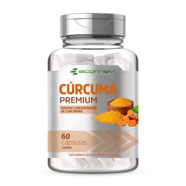 Imagem de Curcuma Longa 100% Curcumina Pura 500Mg 60 Cápsulas Ecomev