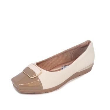 Imagem de Sapato Feminino Piccadilly Anabela Maxi Therapy REF: 147304 NAPA STRECH-VERNIZ