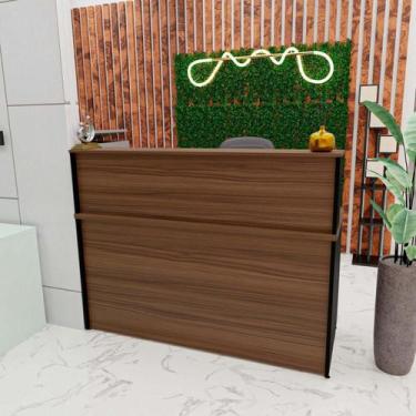 Imagem de Balcão Atendimento Recepção Consultório 140x60cm - Netmobil