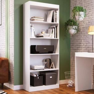 Imagem de Estante para Livros 181cm 4 Prateleiras Bergamo - Bona Vita Móveis