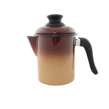 Imagem de Leiteira Esmaltada 900ml Nr10 Ewel, Marrom